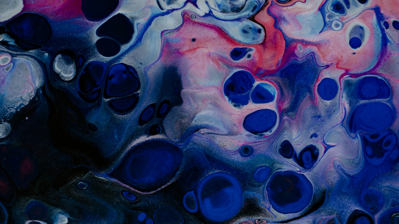 Обои вода, жидкий, художественная краска, лазурный, жидкость в разрешении 1280x720