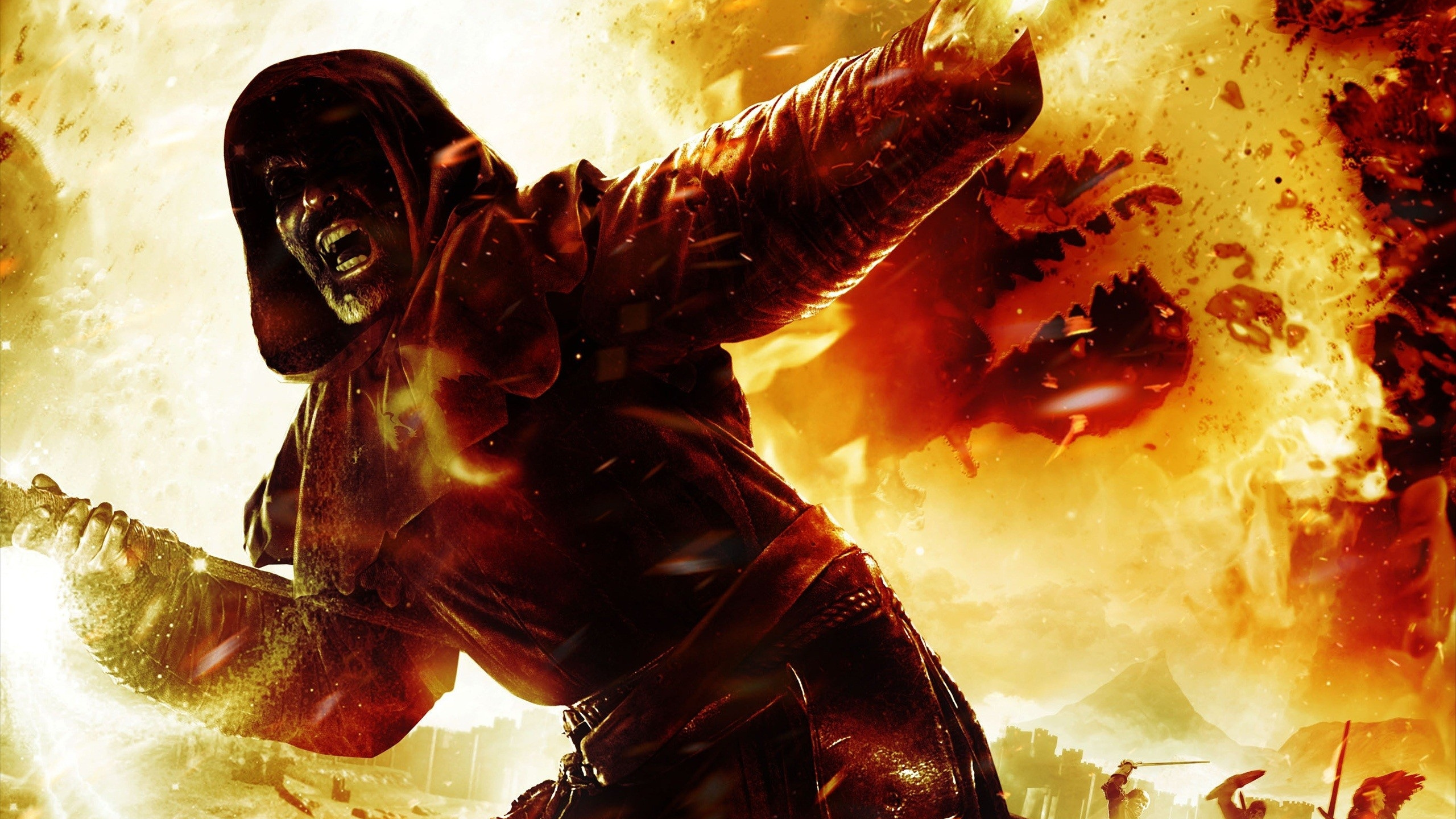 Обои капком, мифология, playstation 4, xbox 360, playstation 3 в разрешении 2560x1440