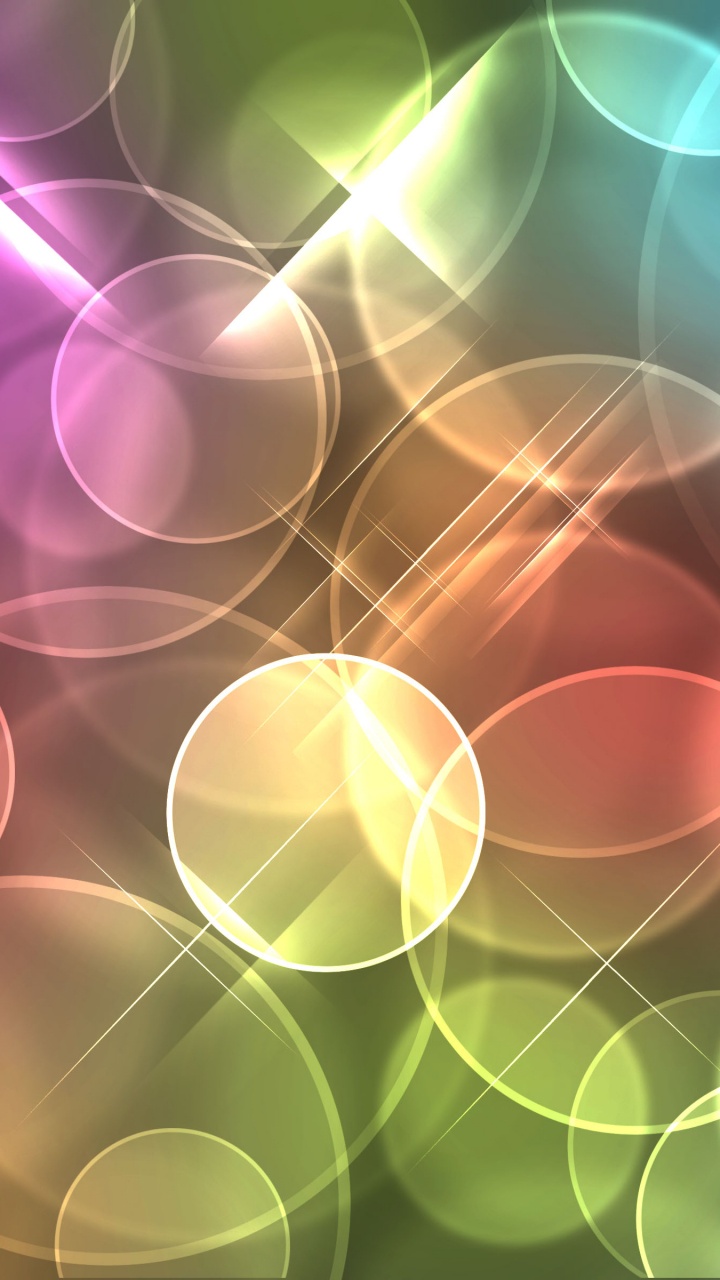 Обои круг, узор, линия, графика, фрактальное искусство в разрешении 720x1280