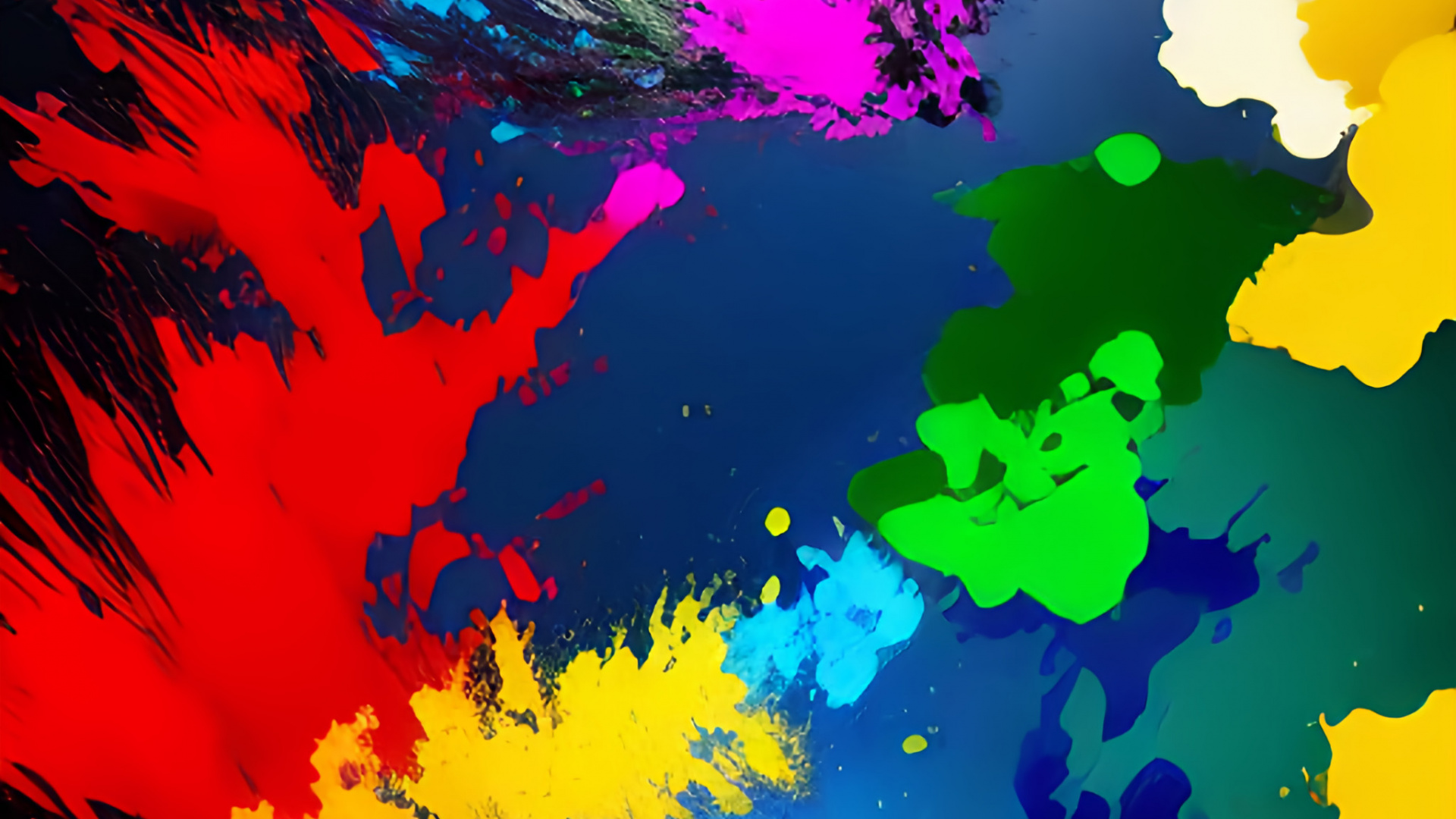 Обои графический дизайн, визуальное искусство, акриловая краска, красочность, арт в разрешении 1920x1080