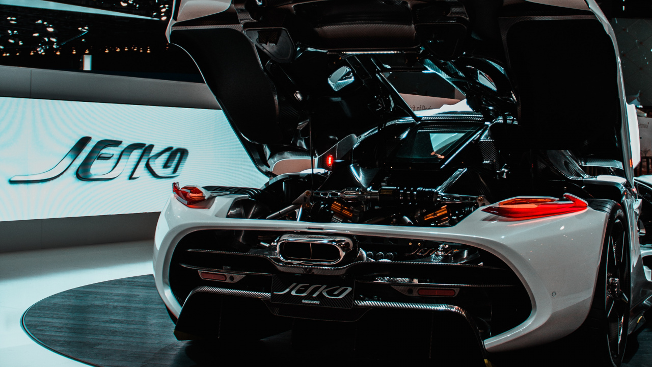 Обои спорткар, Авто шоу, автомобиль концепции, автомобильное освещение, суперкар в разрешении 1280x720