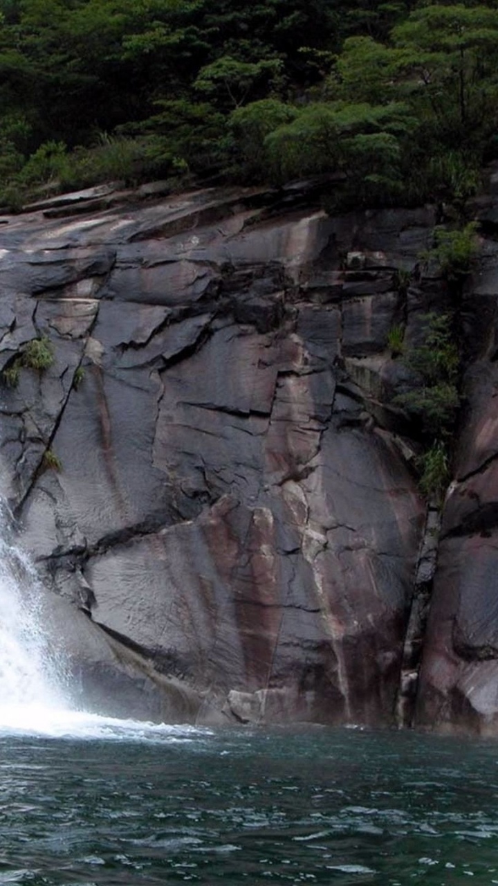 Обои гидроресурсы, водопад, водоем, вода, водоток в разрешении 720x1280