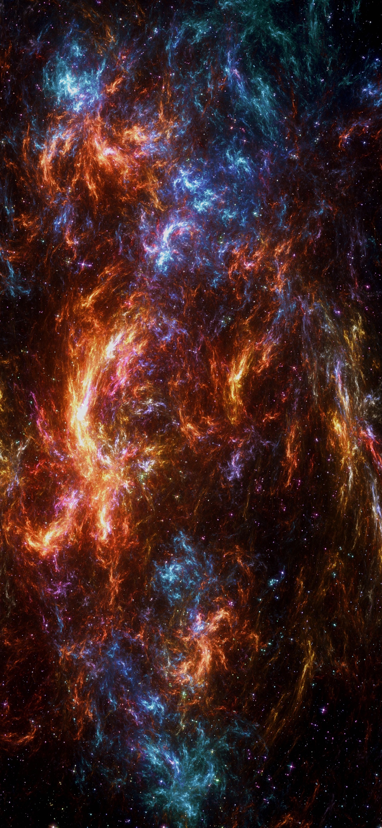 Обои астрономический объект, туманность, космическое пространство, космос, атмосфера в разрешении 1242x2688