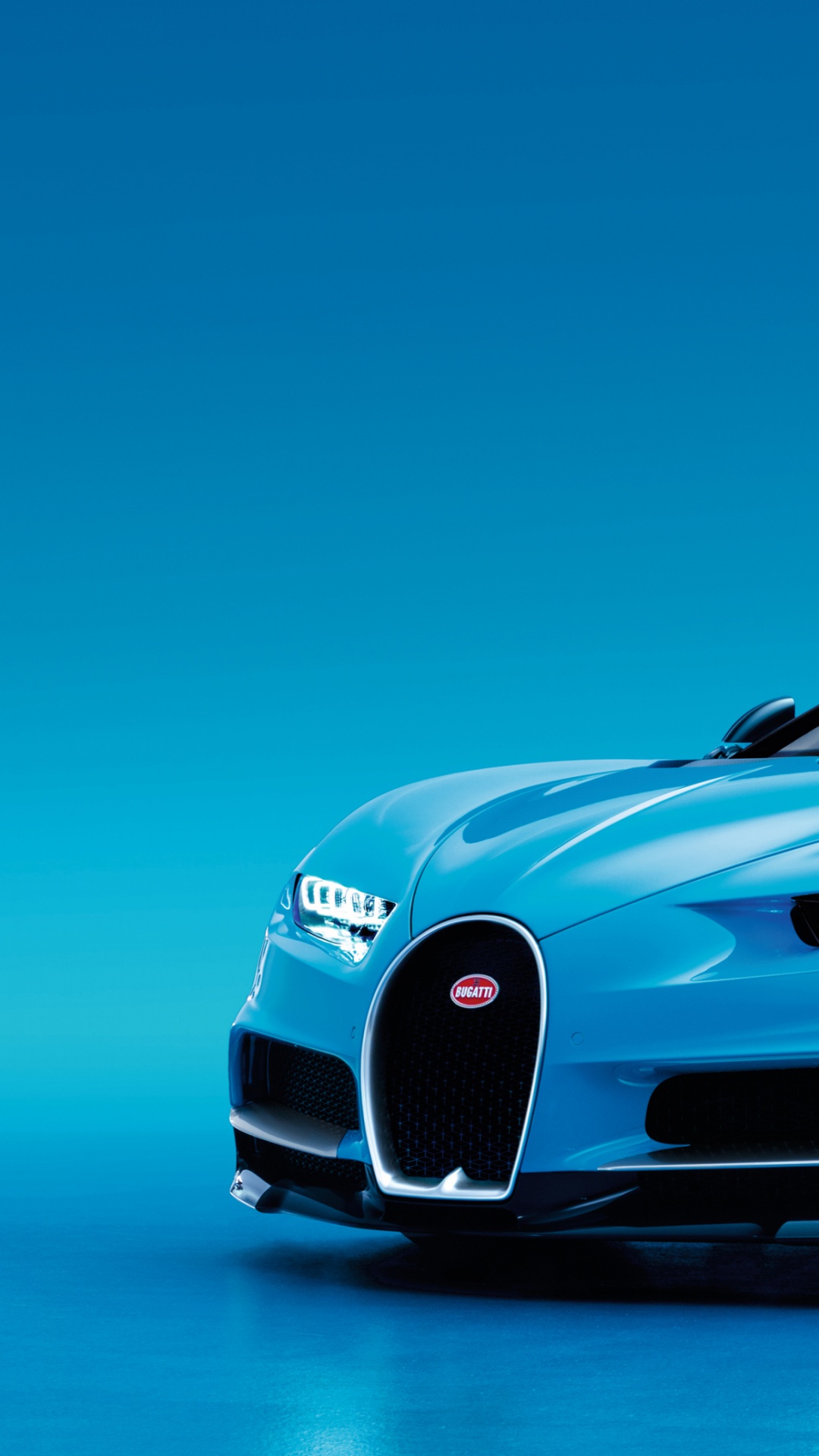 Обои Бугатти вейрон, bugatti, суперкар, спорткар, синий в разрешении 1080x1920