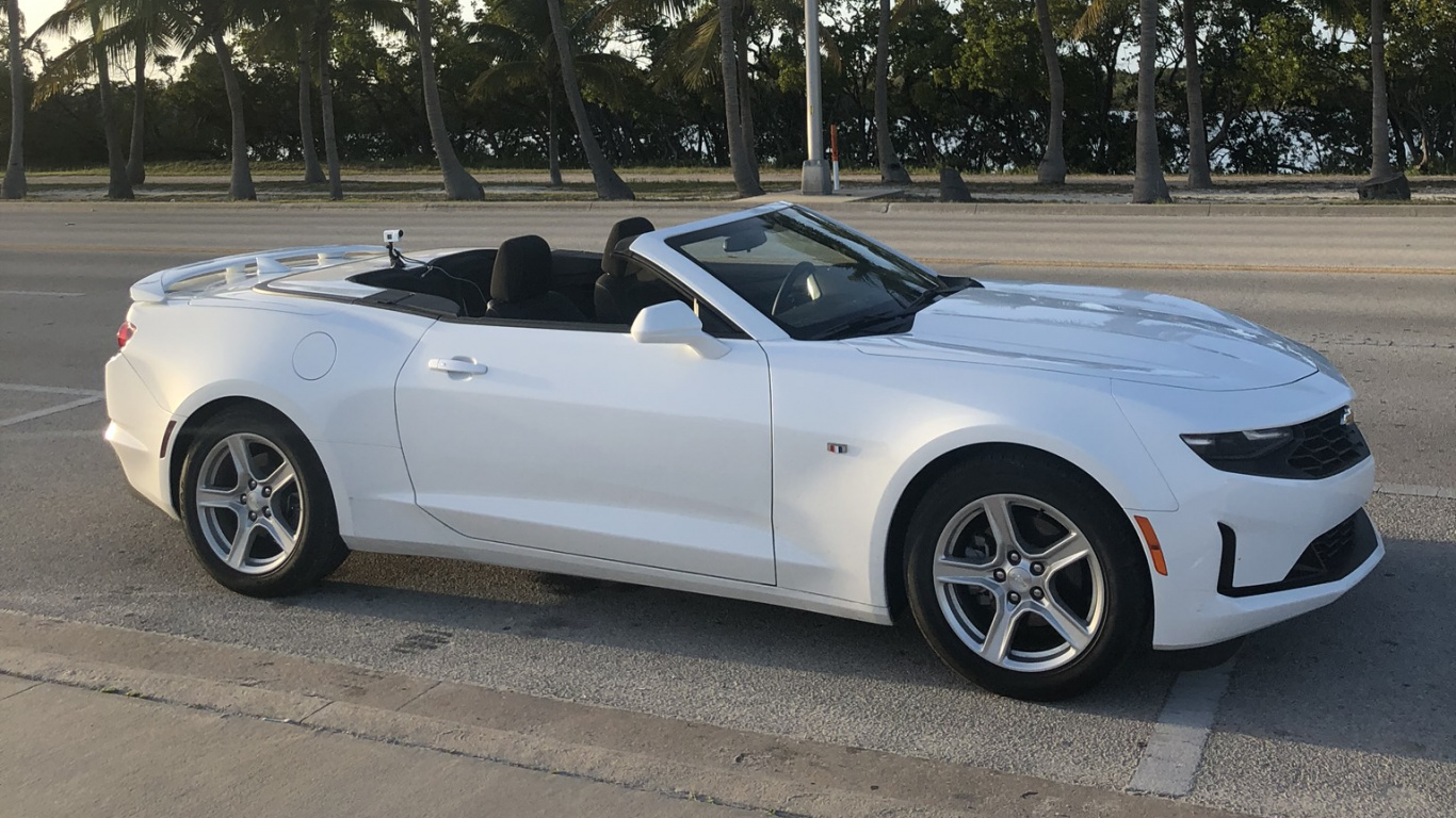 Обои Шевроле камаро, Майами, Кабриолет, Король, компактный автомобиль в разрешении 1366x768