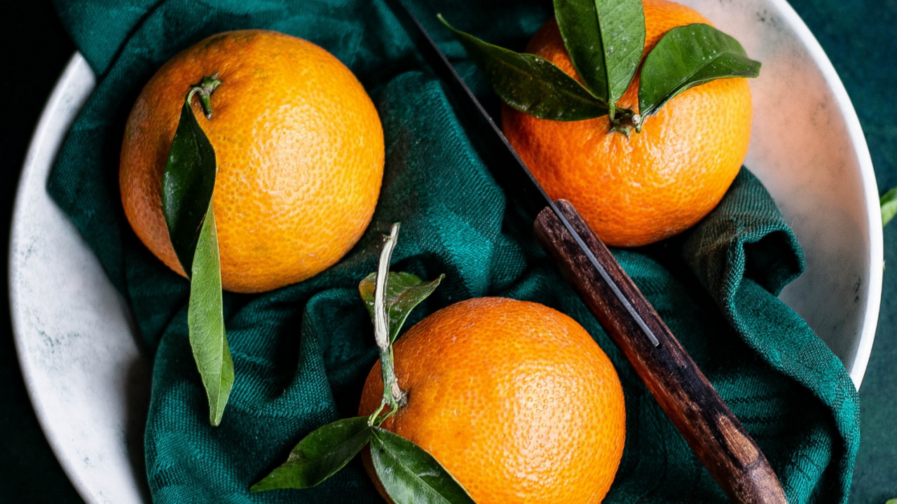 Обои фрукты, сок, овощ, Оранжевый цвет, яблоко в разрешении 1280x720