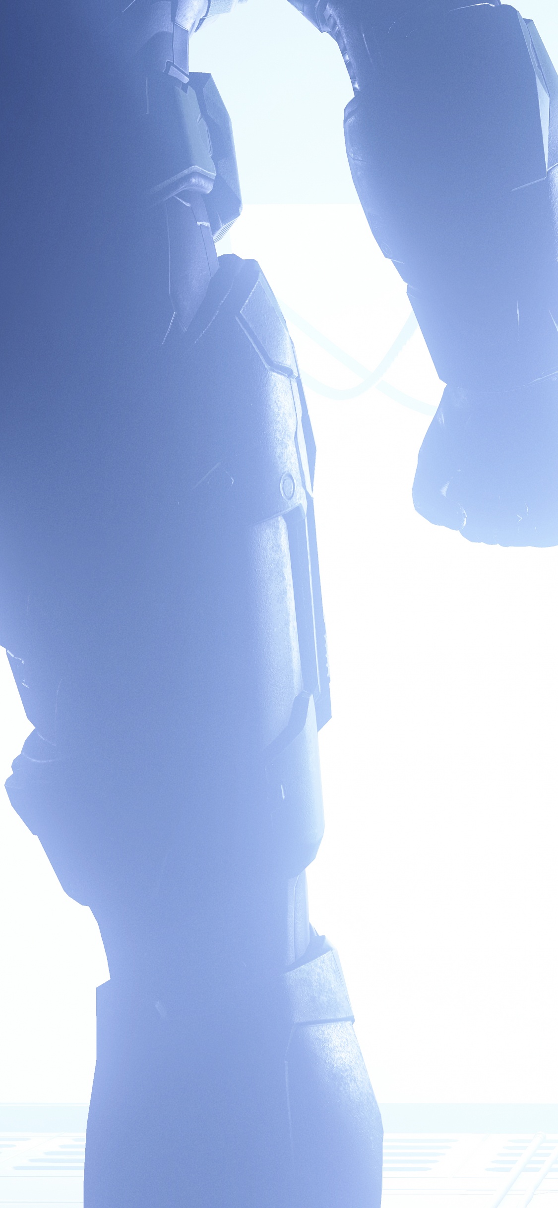 Обои Гало Бесконечно, мастер чиф, синий, жест, видеоигра в разрешении 1125x2436