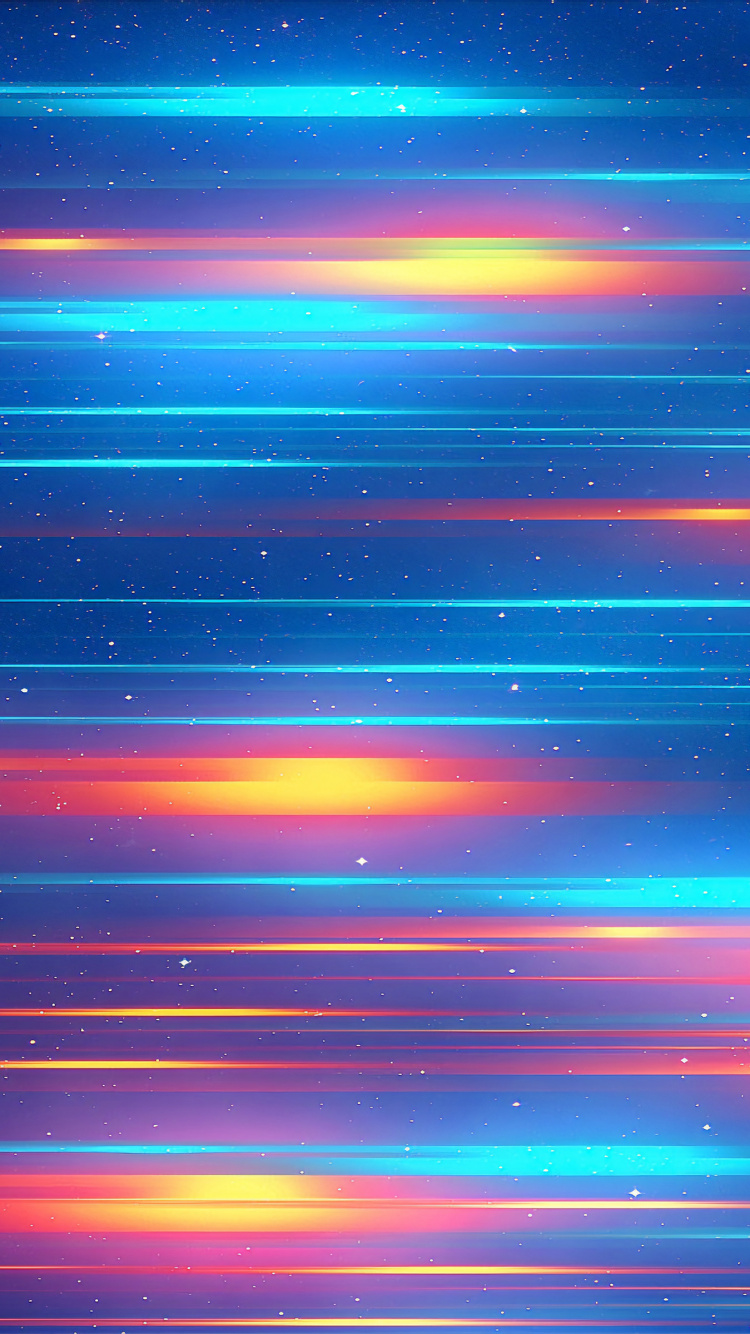 Обои синий, атмосфера, свет, горизонт, линия в разрешении 750x1334