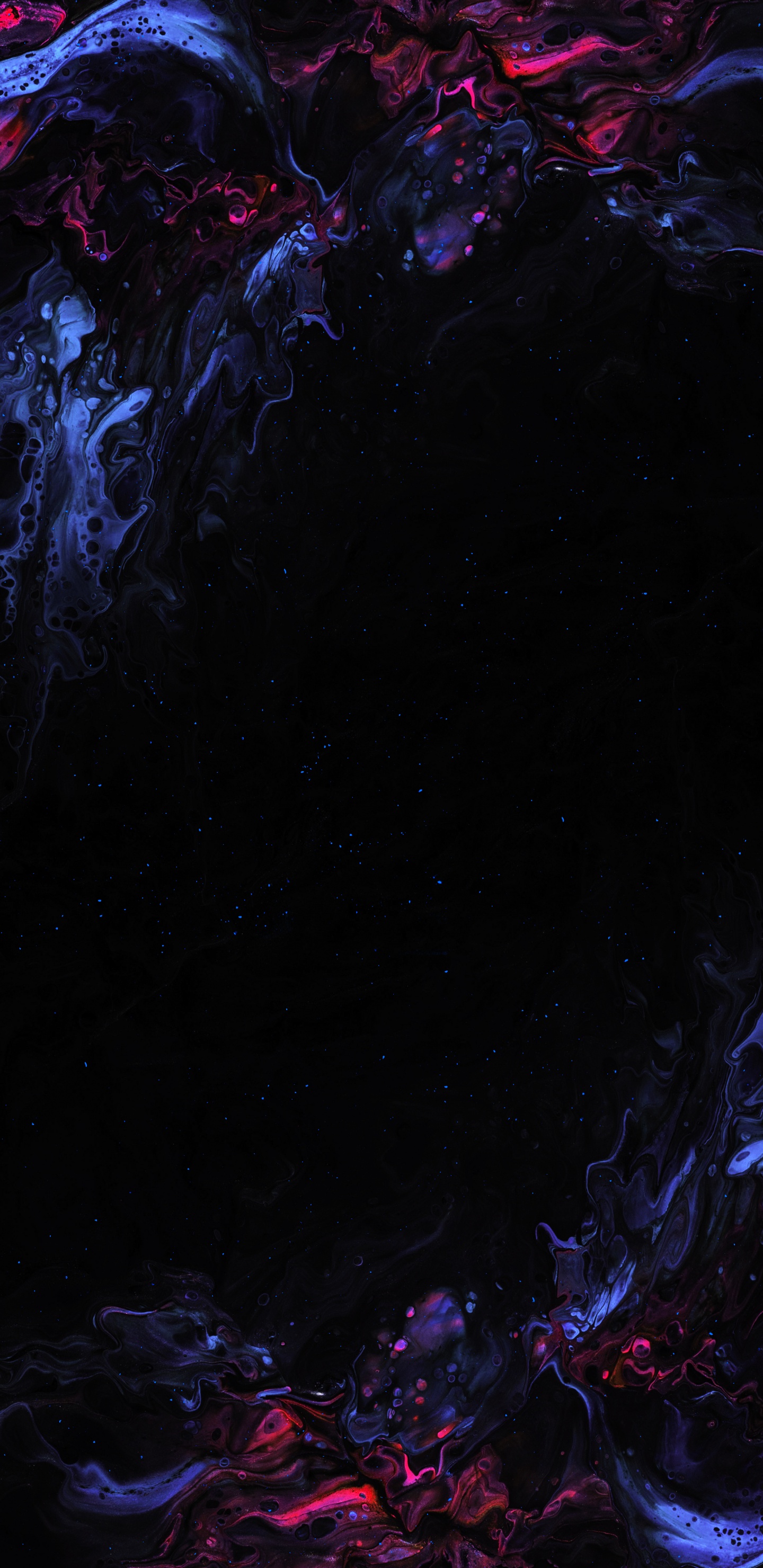 Обои темнота, атмосфера, пурпур, черный, мир в разрешении 1440x2960