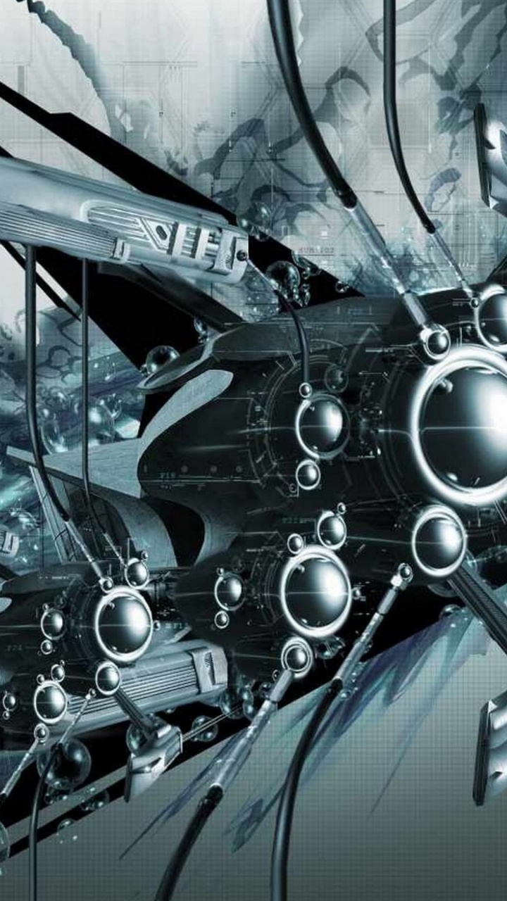 Обои вода, графика, аэрокосмическая техника, Перейти Ина Его Переработки, крыло в разрешении 720x1280