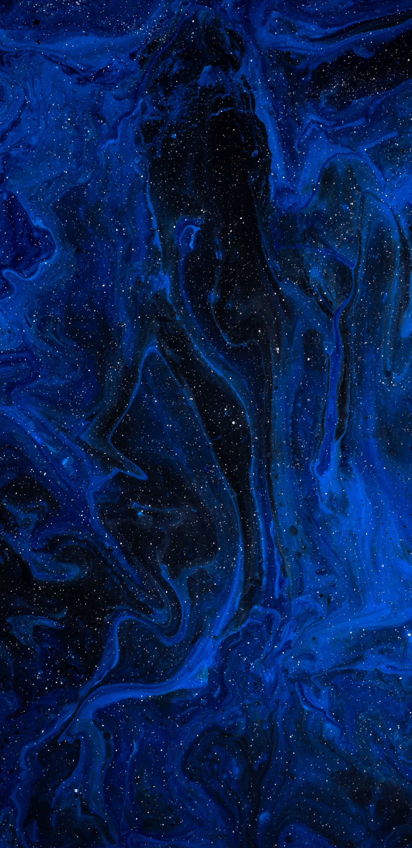 Обои синий, вода, черный, электрик, лазурный в разрешении 1440x2960