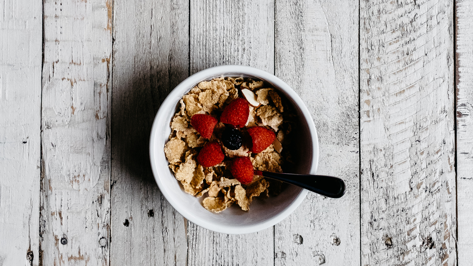 Обои сухой завтрак, завтрак, молоко, пища, блюда в разрешении 1920x1080