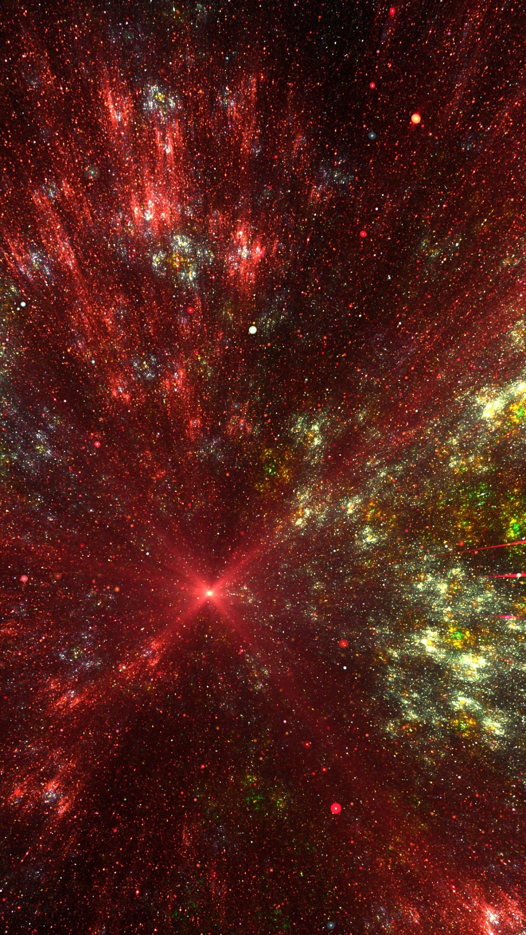 Обои красный цвет, туманность, астрономический объект, небесное явление, космическое пространство в разрешении 1080x1920