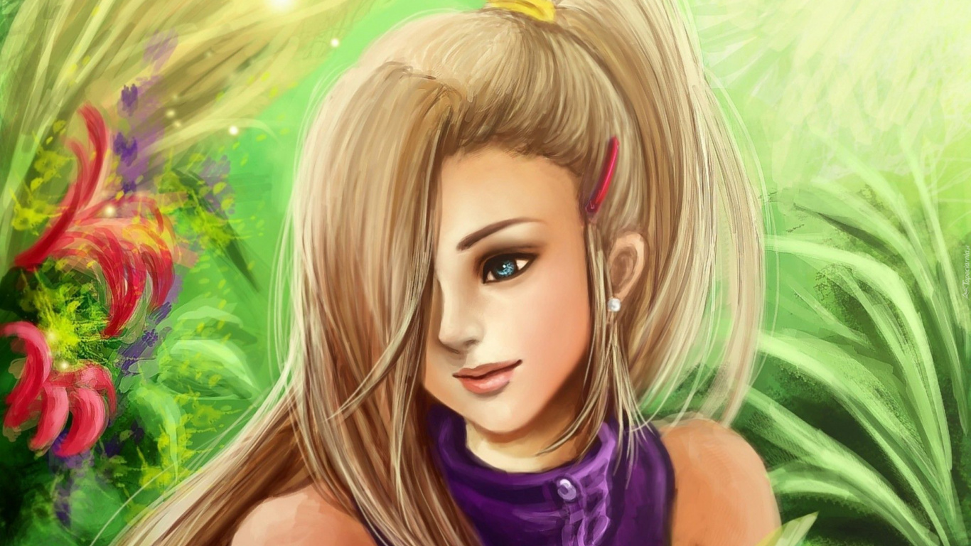 Обои Сакура Харуно, Наруто Shippden, волосы, лицо, розовый в разрешении 1366x768