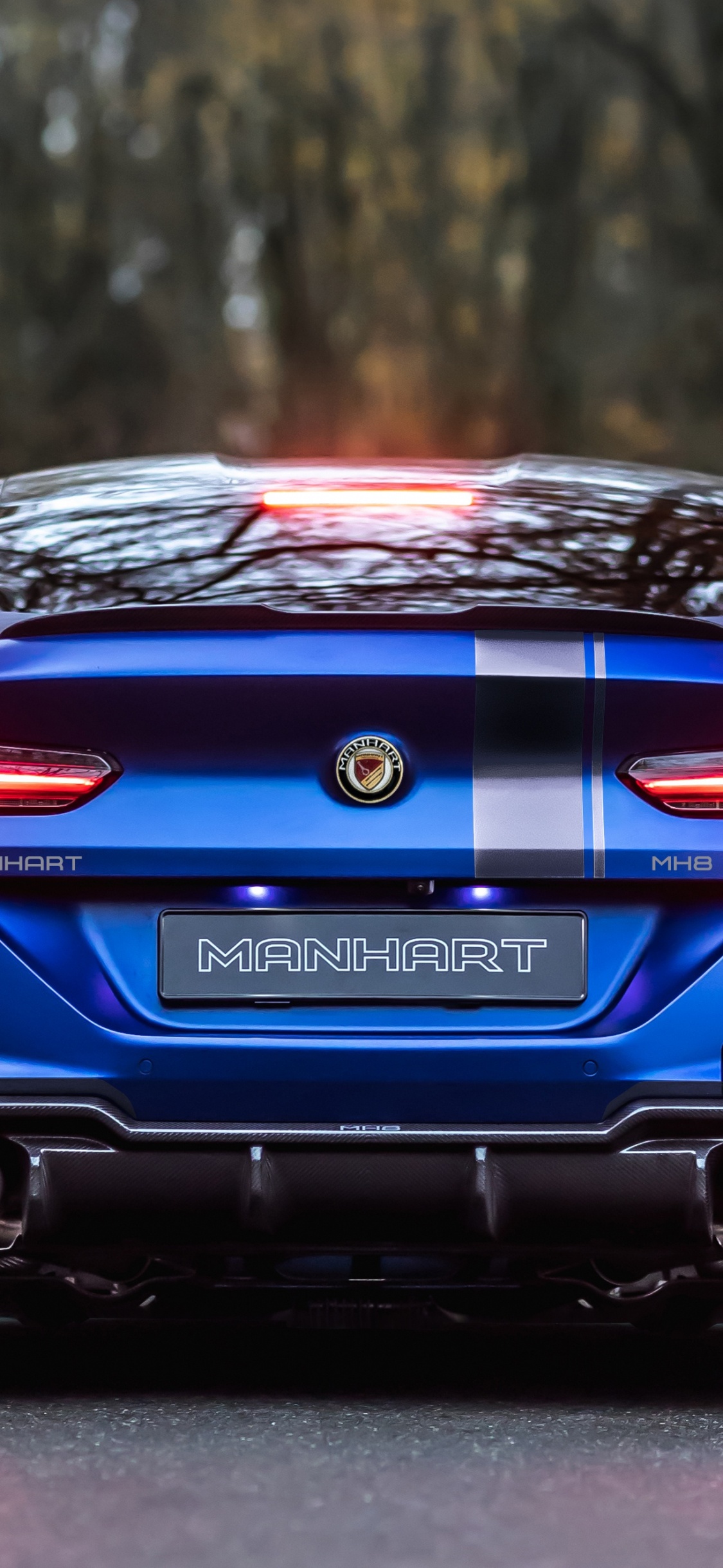 Обои манхарт mh8 800, bmw, Байерише Моторен Верке АГ, легковые автомобили, спорткар в разрешении 1125x2436