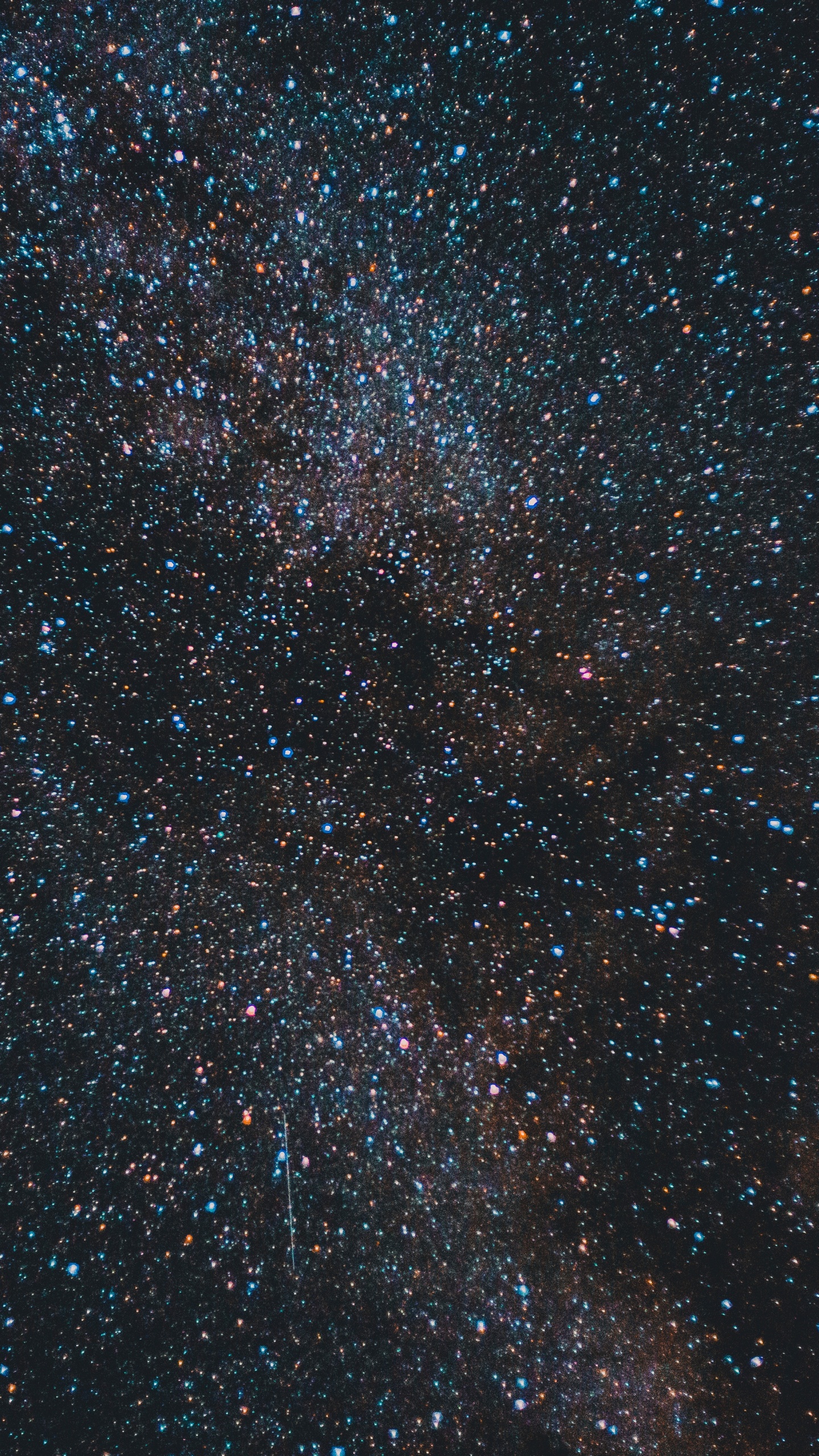 Обои Галактика, звезда, Млечный Путь, Астрономия, черный в разрешении 1440x2560