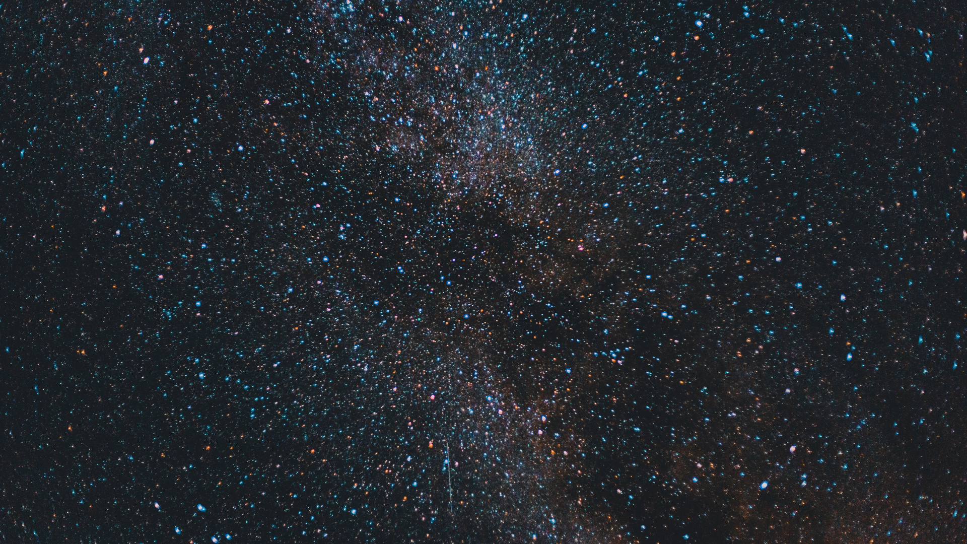 Обои Галактика, звезда, Млечный Путь, Астрономия, черный в разрешении 1920x1080