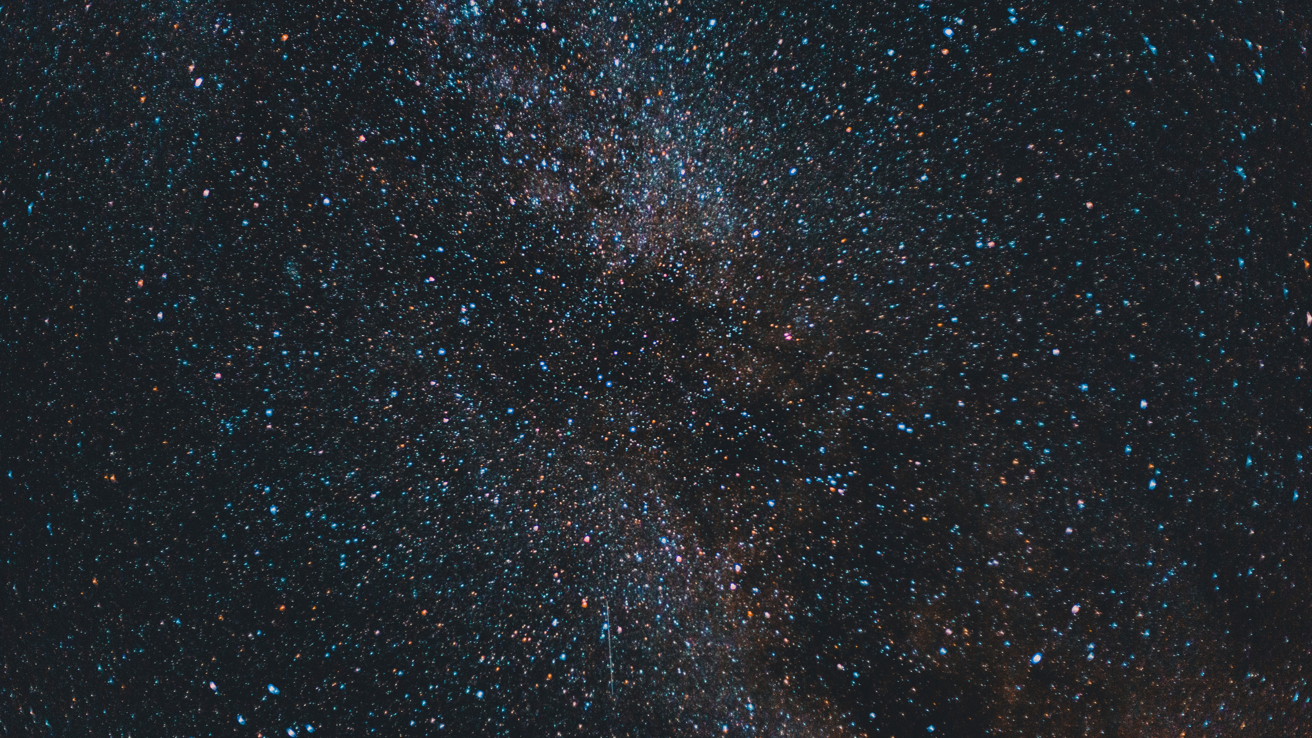 Обои Галактика, звезда, Млечный Путь, Астрономия, черный в разрешении 2560x1440