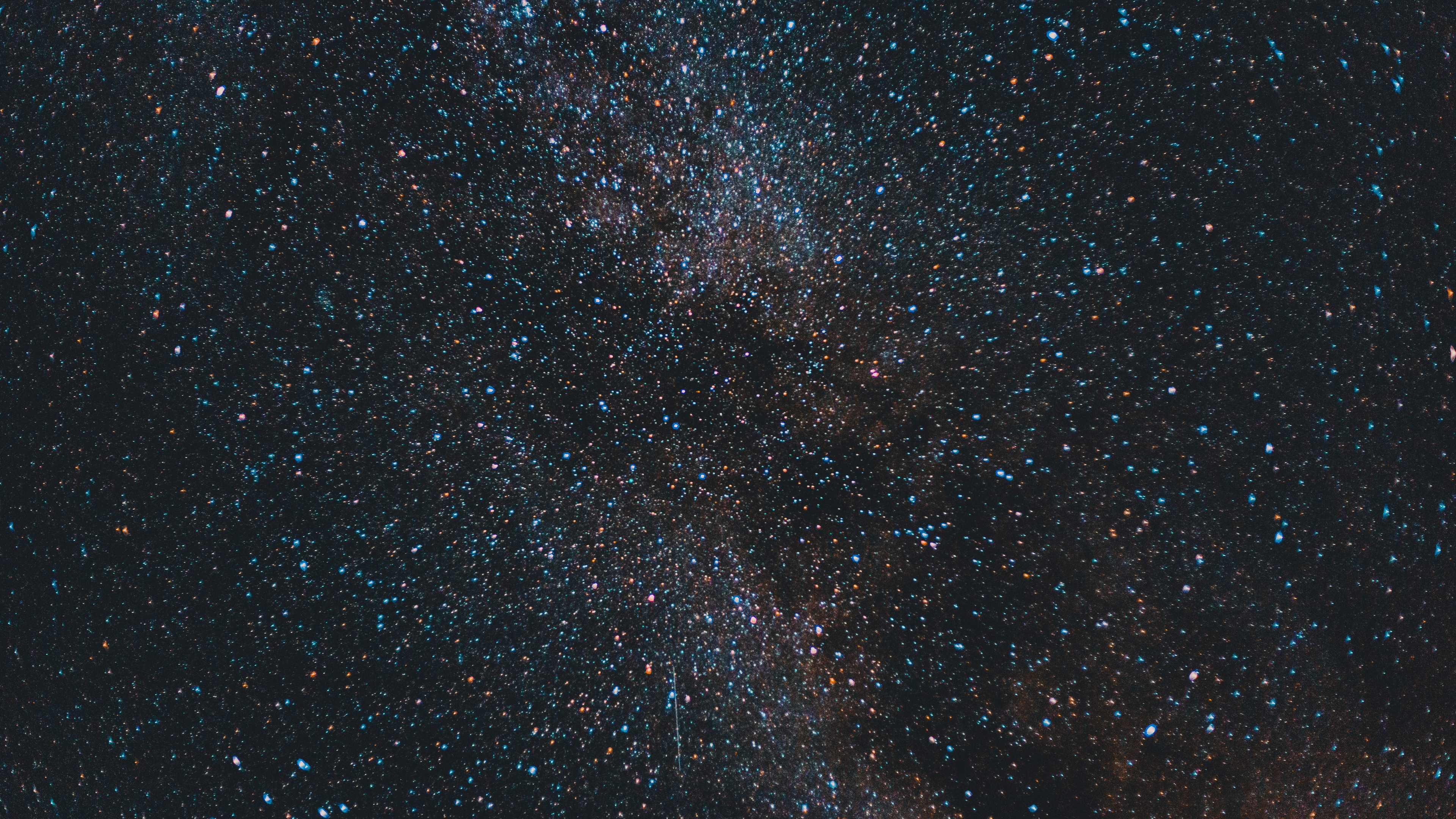 Обои Галактика, звезда, Млечный Путь, Астрономия, черный в разрешении 3840x2160