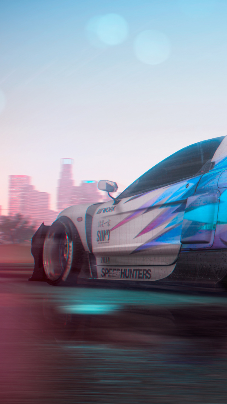 Обои Хонда, спорткар, дрифтинг, гонки серийных автомобилей, спортивный гоночный автомобиль в разрешении 750x1334