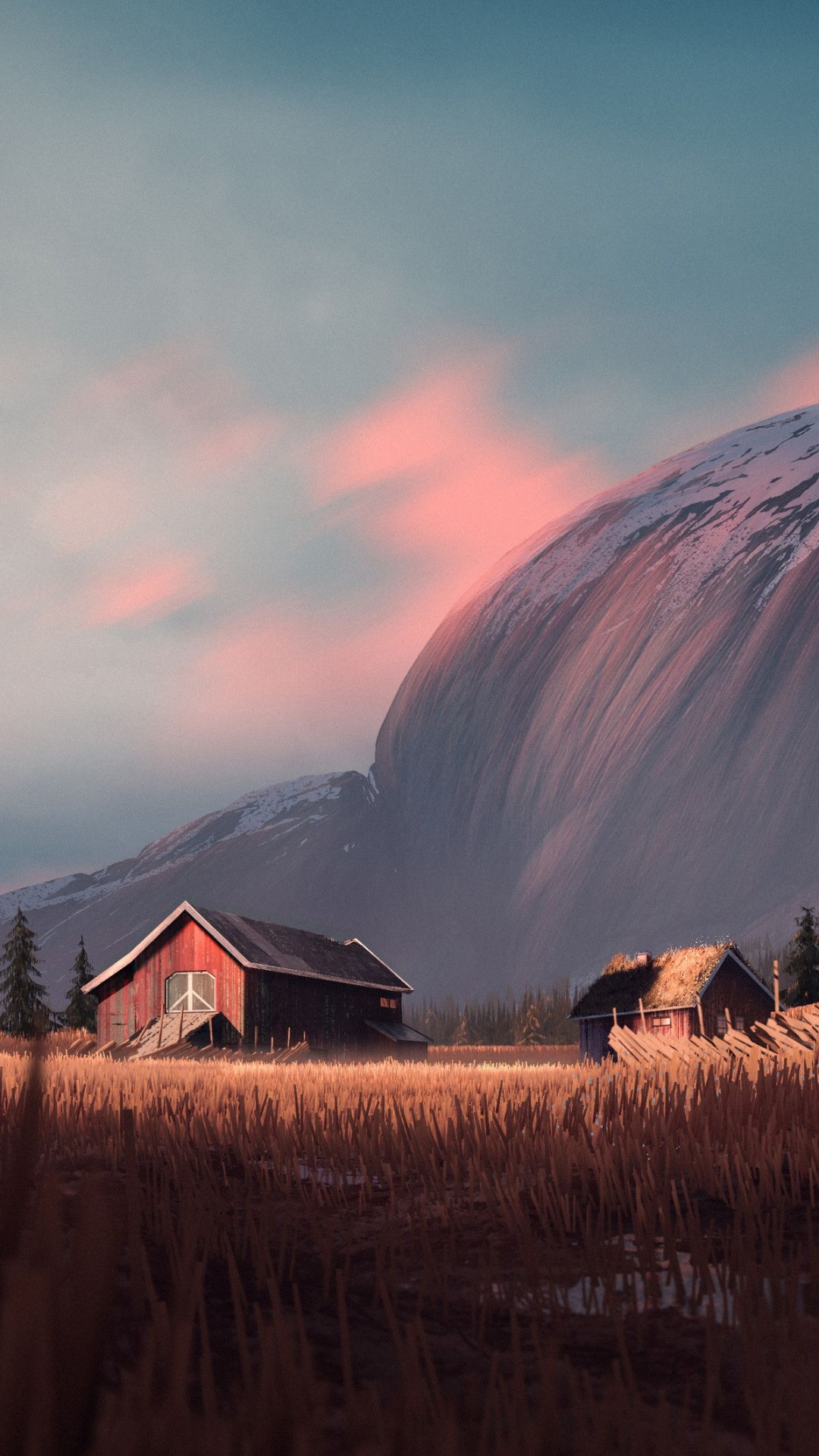 Обои мохито, арт, иллюстрация, облако, атмосфера в разрешении 1080x1920