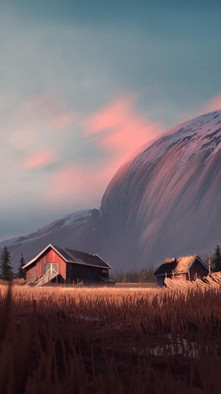 Обои мохито, арт, иллюстрация, облако, атмосфера в разрешении 720x1280