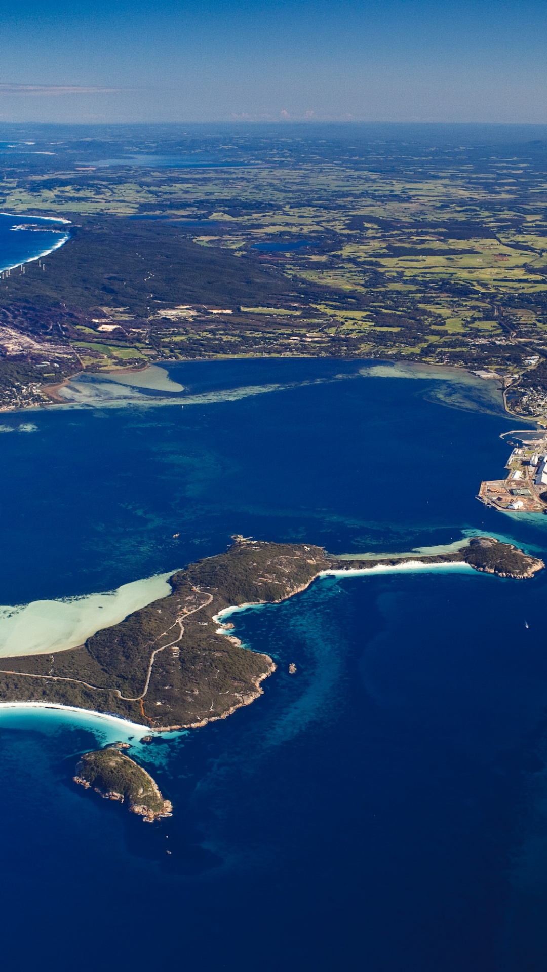 Обои Олбани, Принцесса Королевской Гавани, прибрежные и океанические рельефы, архипелаг, полуостров в разрешении 1080x1920