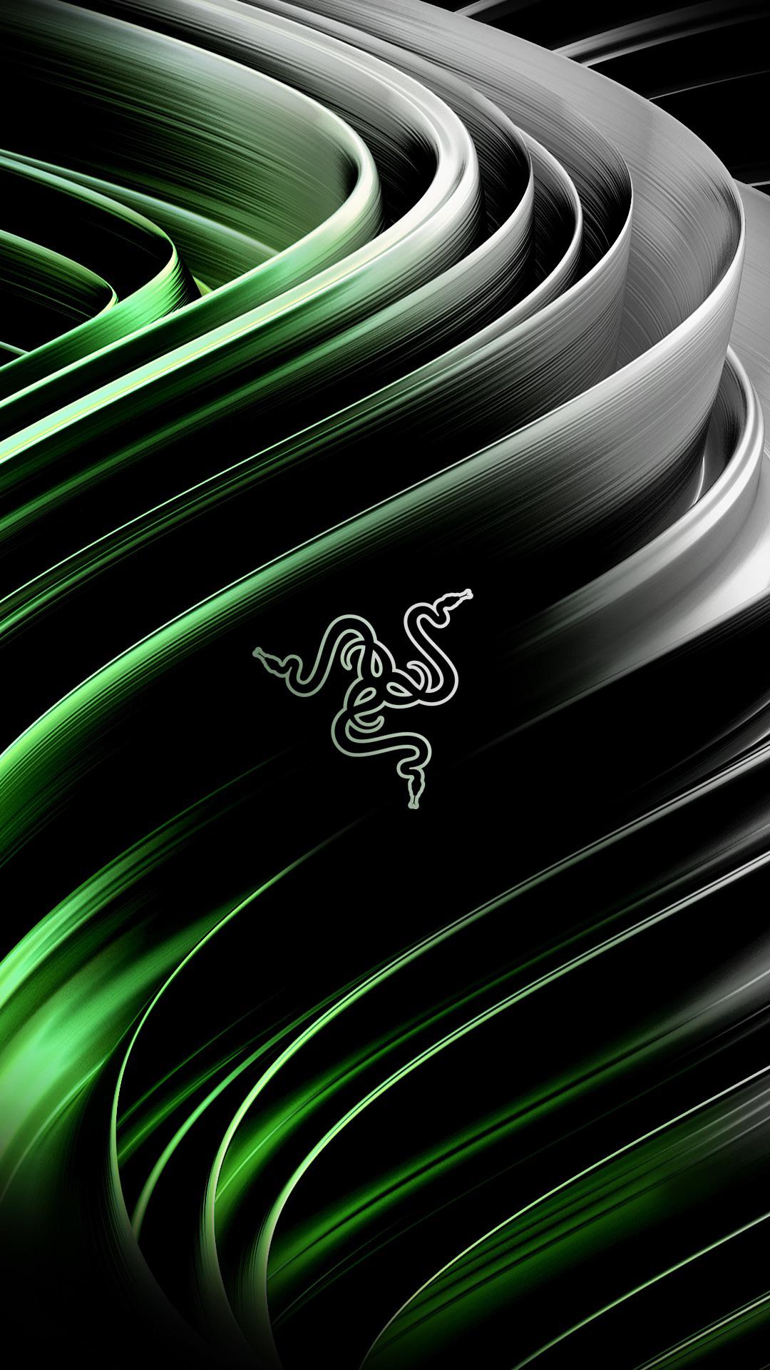 Обои зеленый, дизайн, графика, фрактальное искусство в разрешении 1080x1920