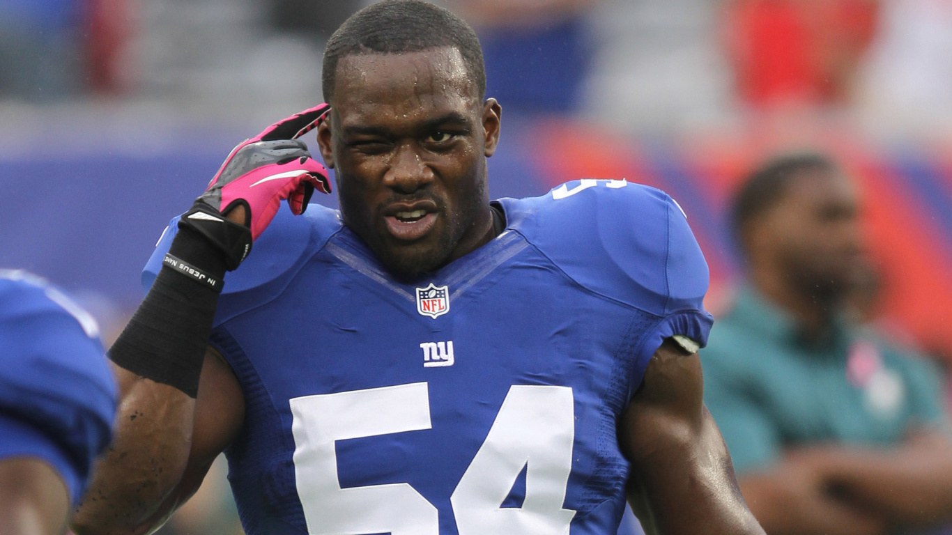 Обои американский футбол, Нью-Йоркские Гиганты, Лига, Футбольный игрок, игрок в разрешении 1366x768