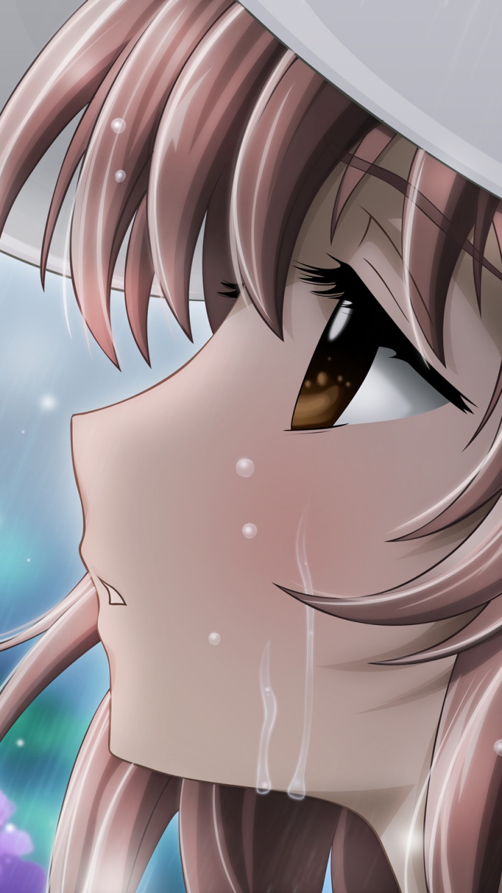 Обои аниме, рот, ресничка, Ioryogi, снимок в разрешении 720x1280