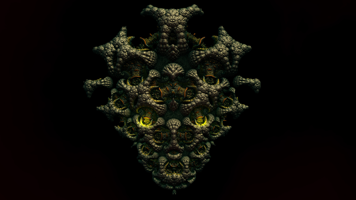 Обои арт, симметрия, визуальное искусство, фрактальное искусство, узор в разрешении 1366x768