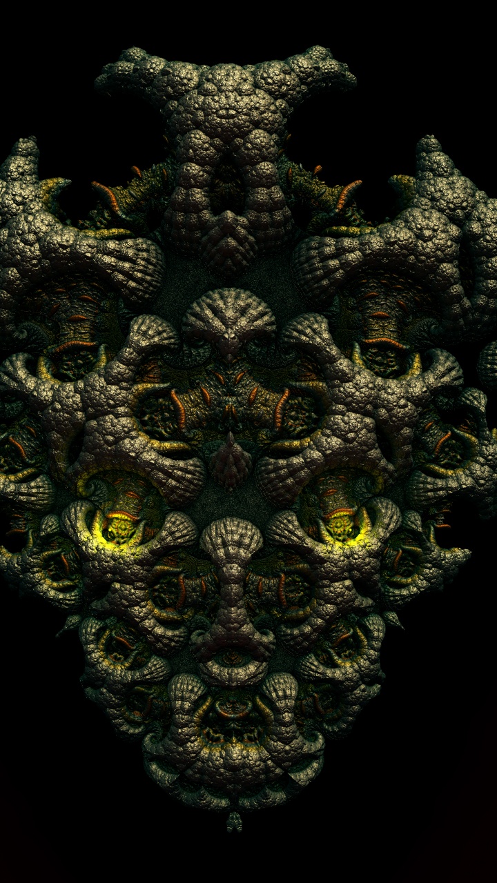 Обои арт, симметрия, визуальное искусство, фрактальное искусство, узор в разрешении 720x1280