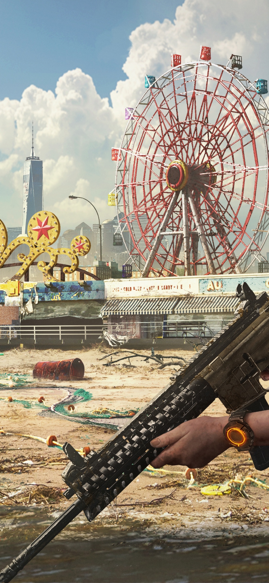 Обои видеоигра, налет, мир, шутер, ubisoft в разрешении 1125x2436