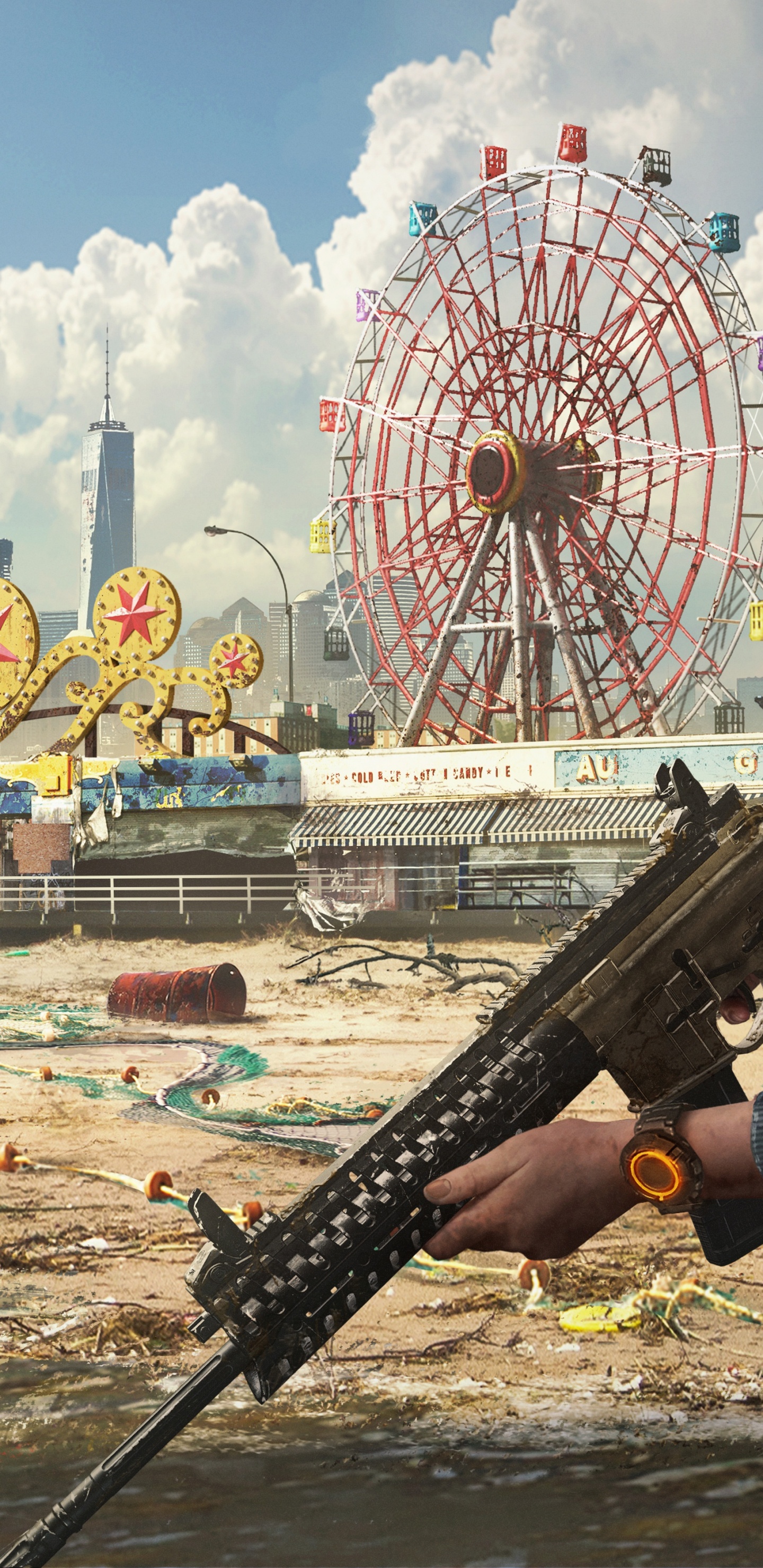 Обои видеоигра, налет, мир, шутер, ubisoft в разрешении 1440x2960