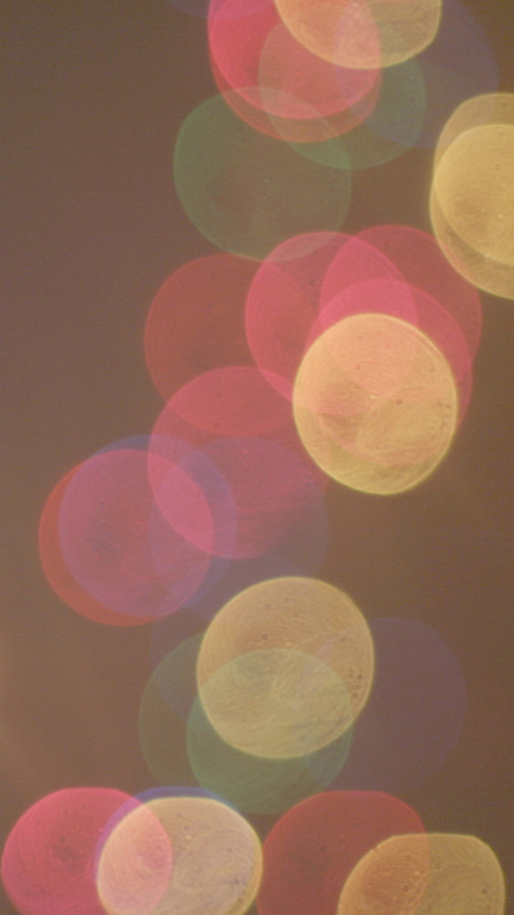 Обои боке, текстура, розовый, свет, круг в разрешении 750x1334