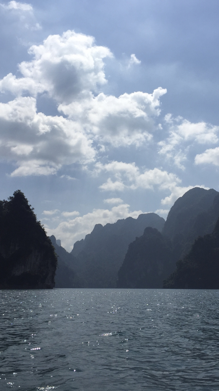 Обои горный рельеф, гидроресурсы, нагорье, горный хребет, гора в разрешении 750x1334