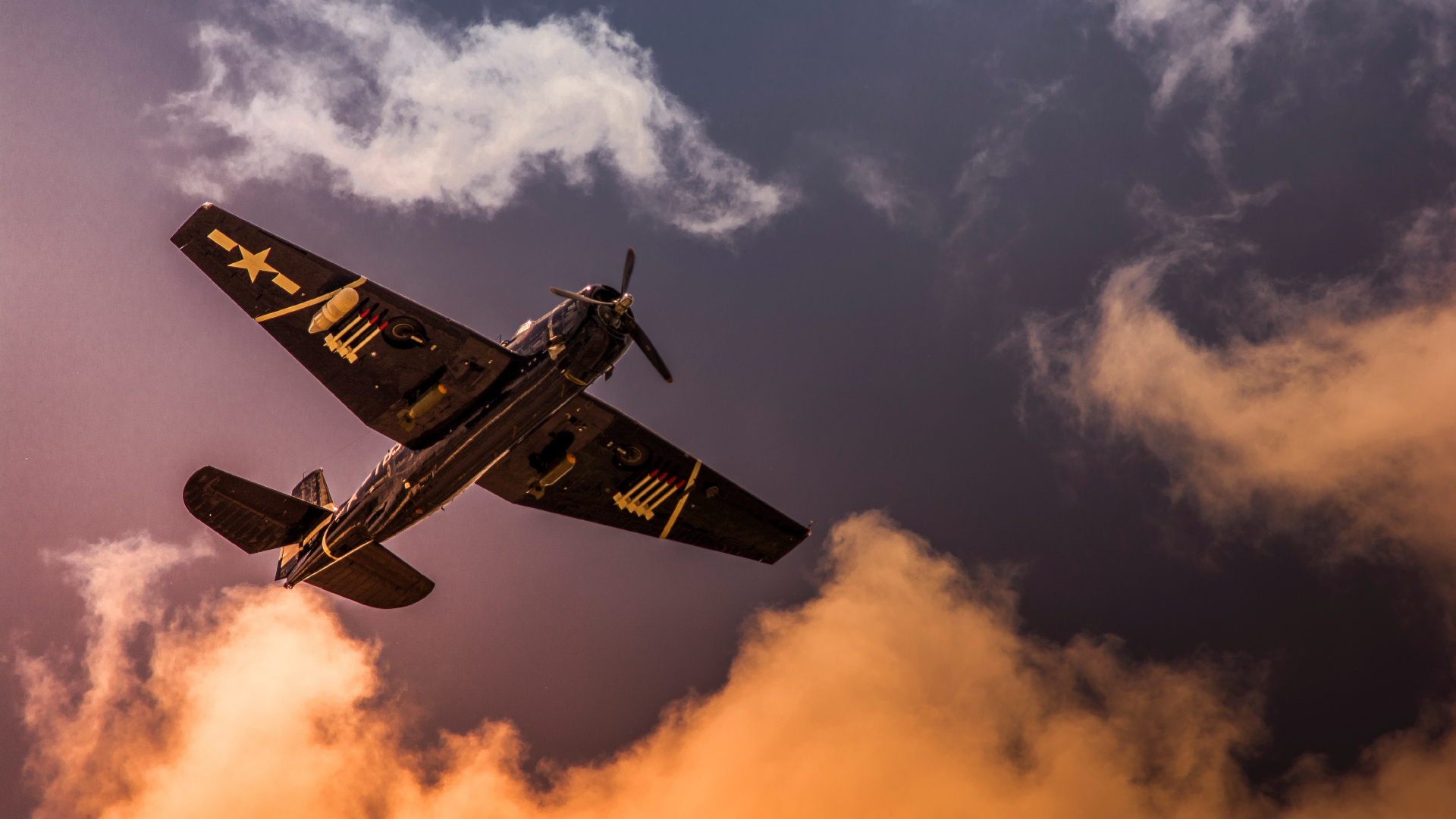 Обои самолет, самолеты, полет, авиация, авиамодель в разрешении 1920x1080