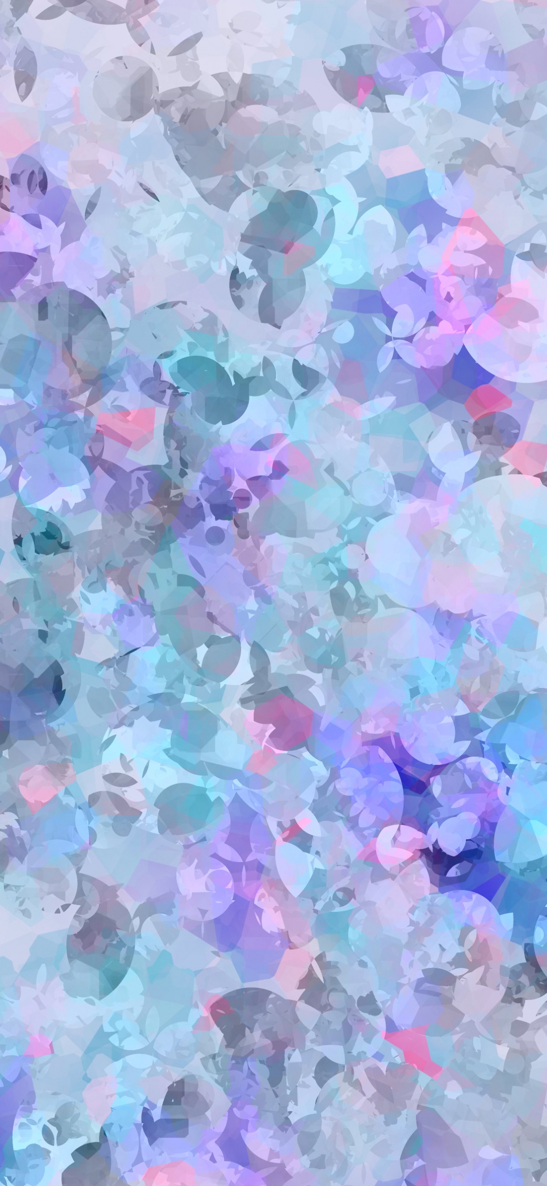 Обои абстракция, абстрактное искусство, пурпур, лаванда, сирень в разрешении 1125x2436