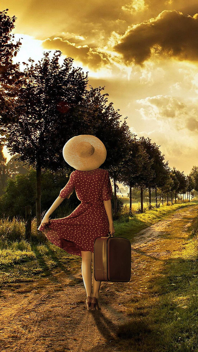 Обои Люди в природе, природа, свет, солнечный свет, природный ландшафт в разрешении 750x1334