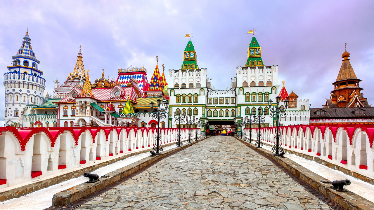 Обои Красная площадь, Измайловский парк, достопримечательность, ориентир, место поклонения в разрешении 1280x720