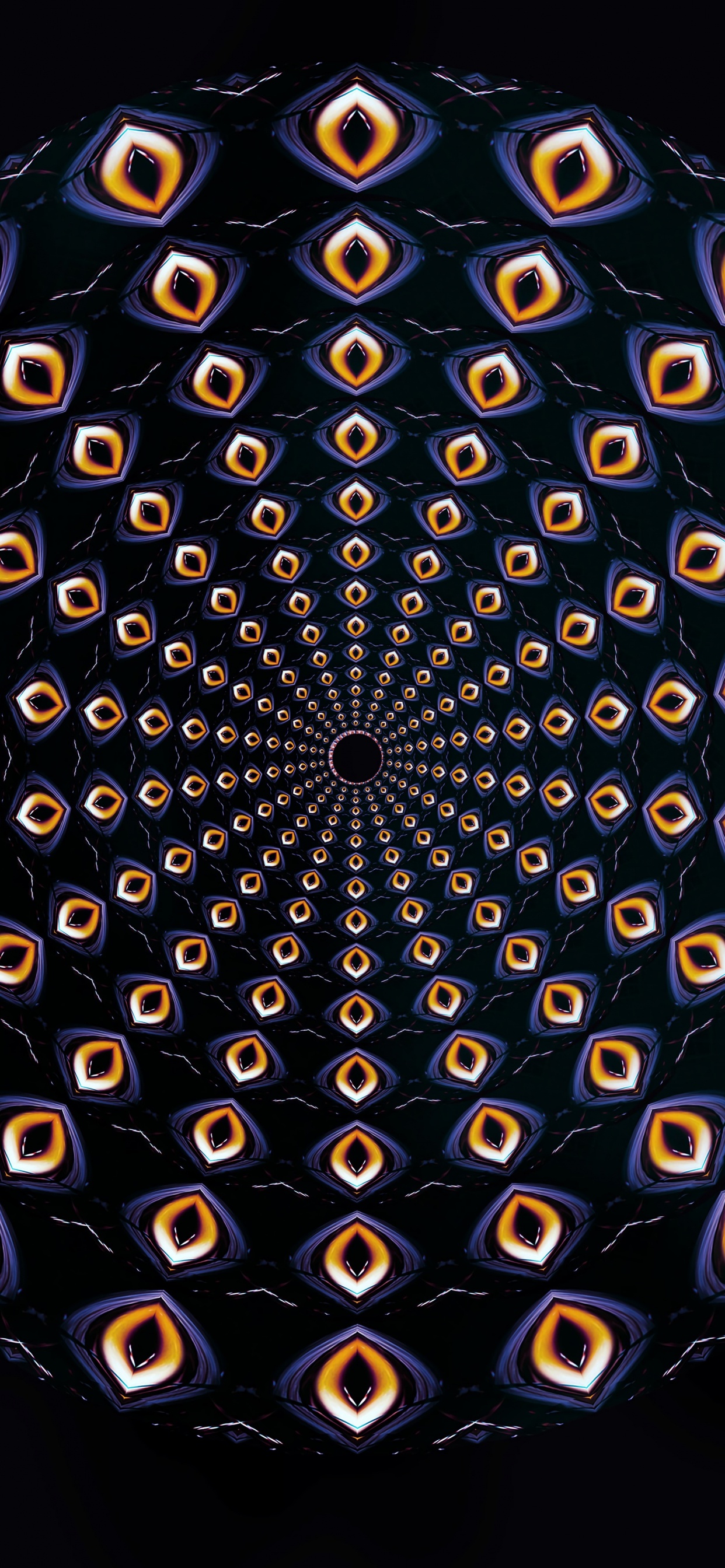 Обои круг, узор, симметрия, сфера, кухонный шкаф в разрешении 1242x2688