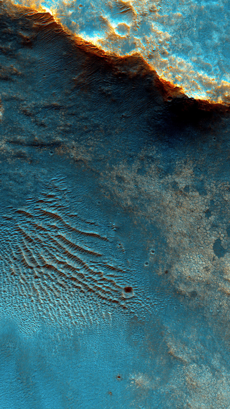 Обои Марс Антенна, НАСА, Дюна, Марс, планета в разрешении 750x1334