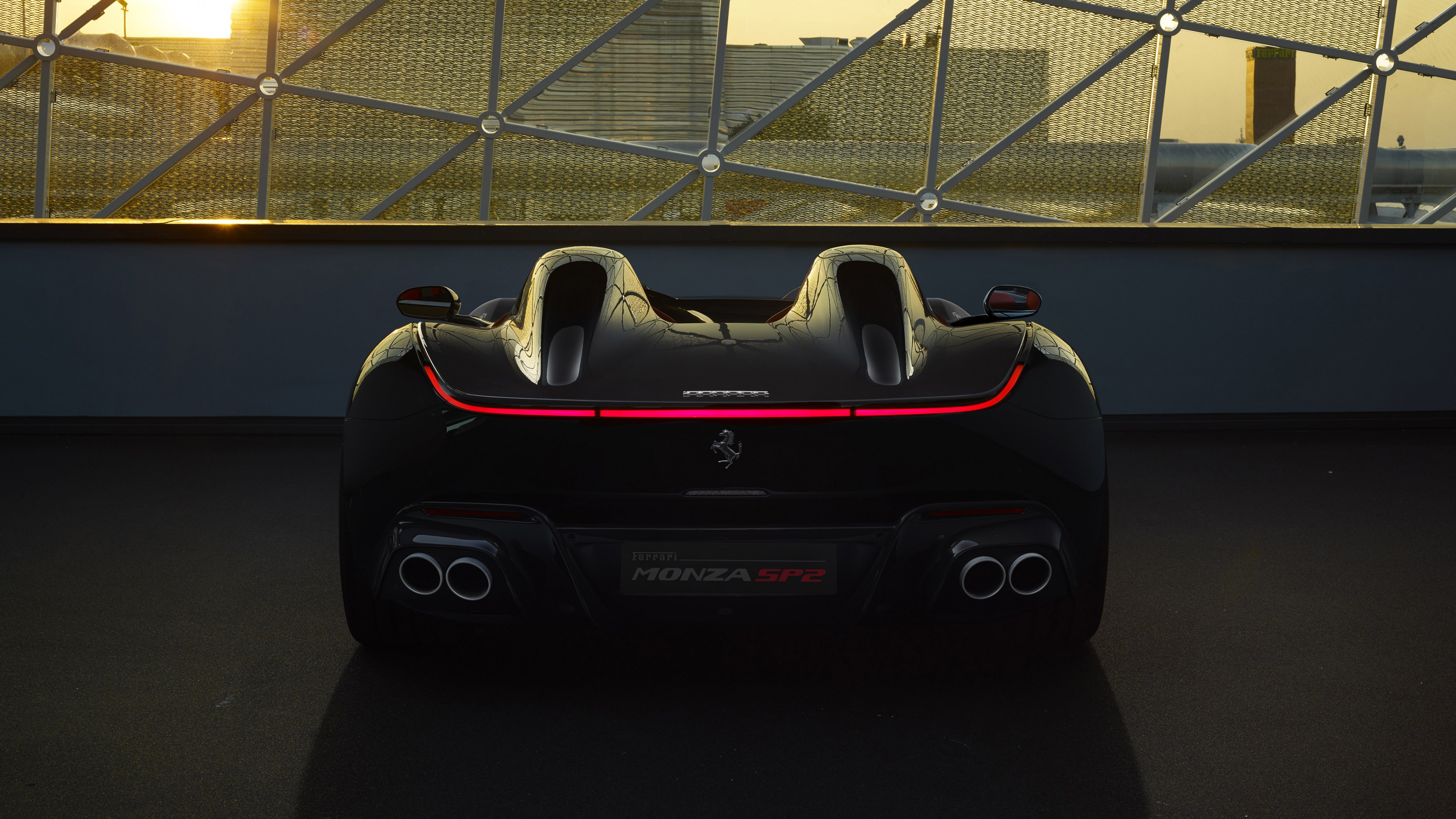 Обои Монце Ferrari, легковые автомобили, спорткар, ferrari monza sp, Ferrari в разрешении 3840x2160