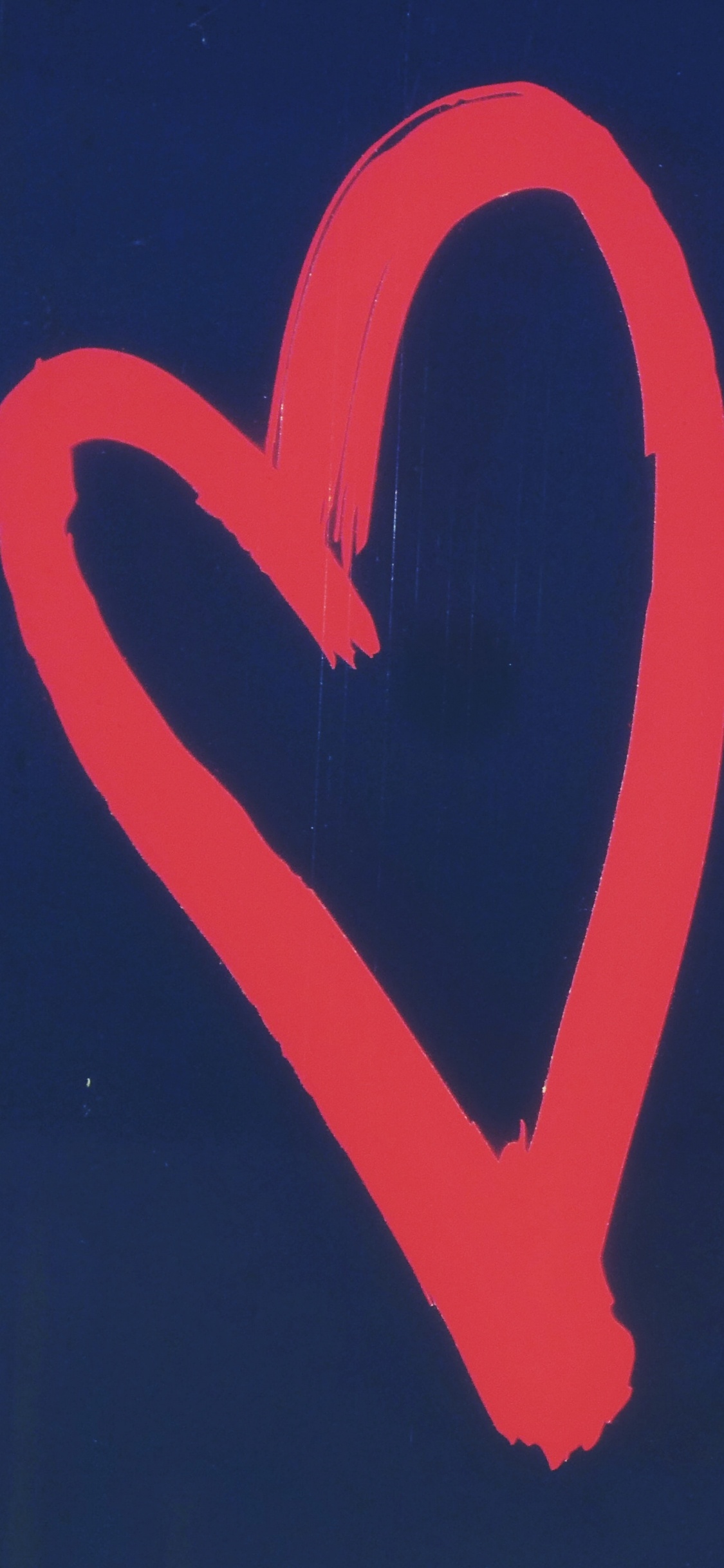 Обои сердце, электрик, пурпурный цвет, лого, символ в разрешении 1125x2436