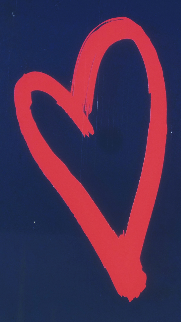 Обои сердце, электрик, пурпурный цвет, лого, символ в разрешении 750x1334