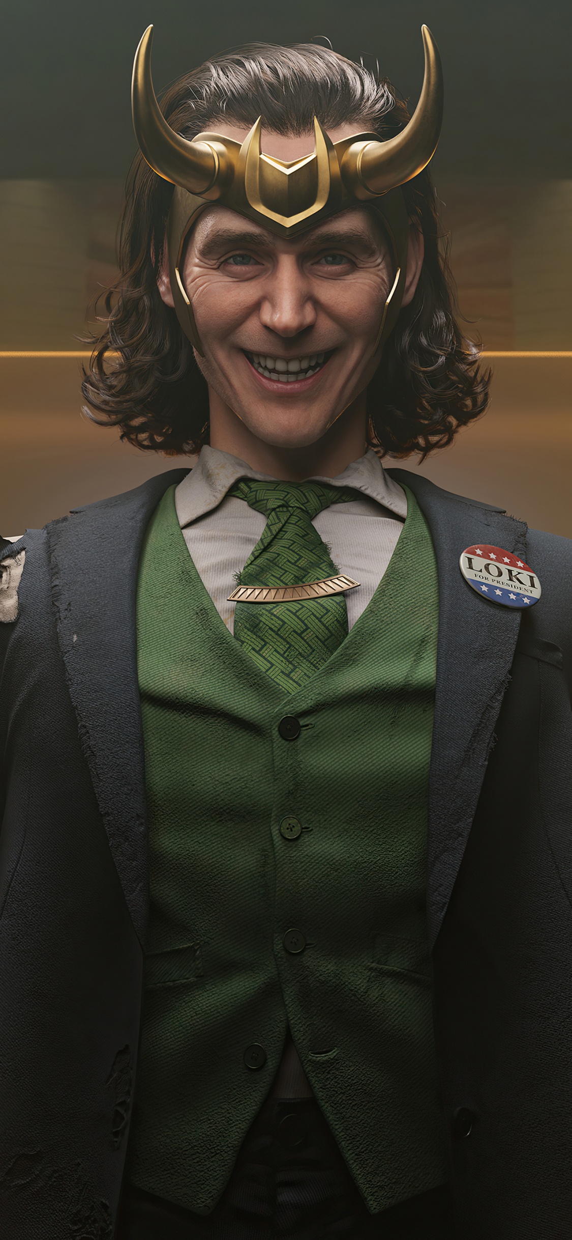 Обои When Loki Smiles в разрешении 1125x2436