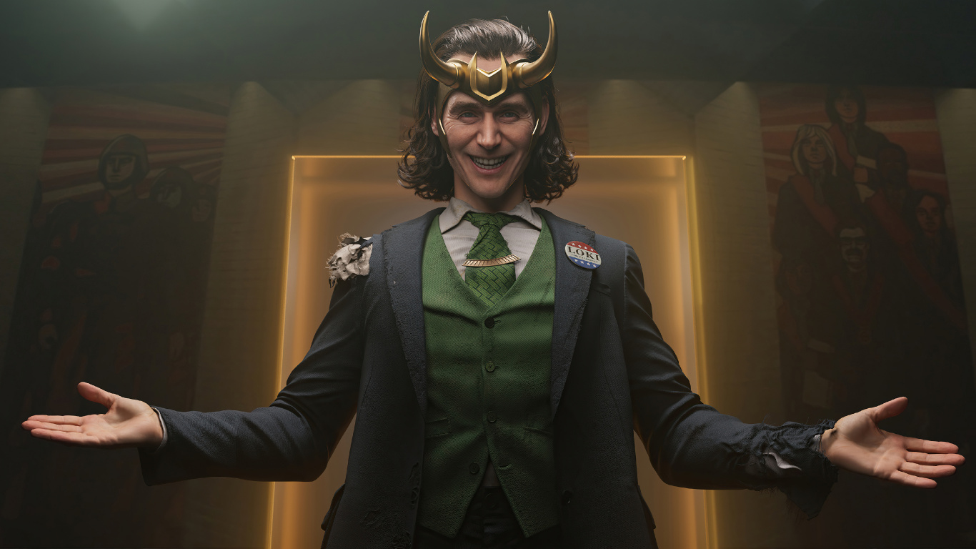 Обои When Loki Smiles в разрешении 1366x768