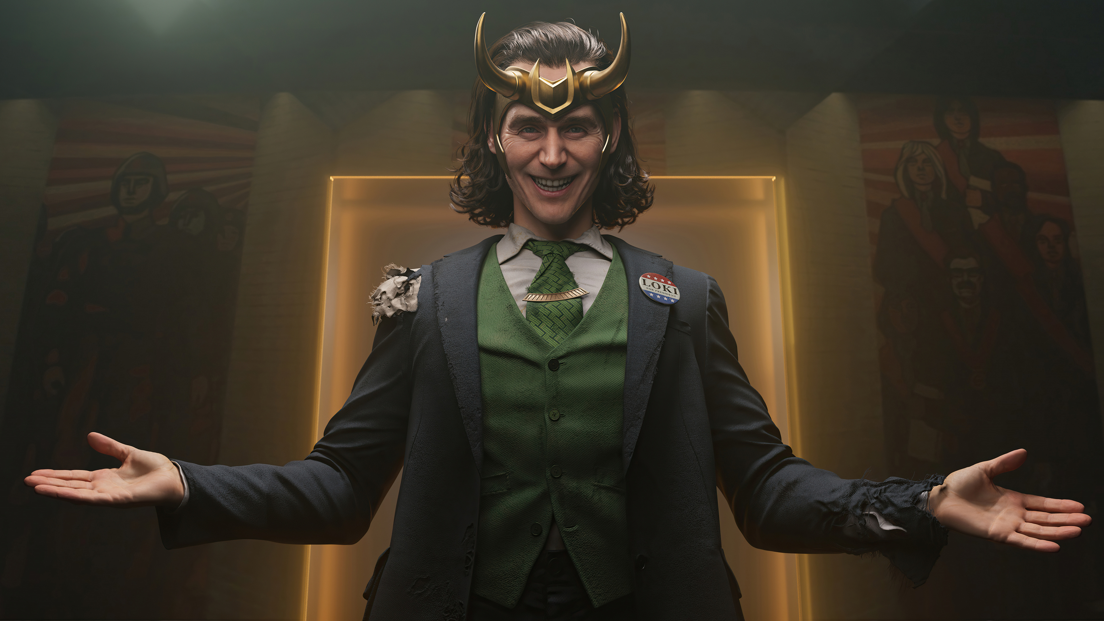 Обои When Loki Smiles в разрешении 3840x2160