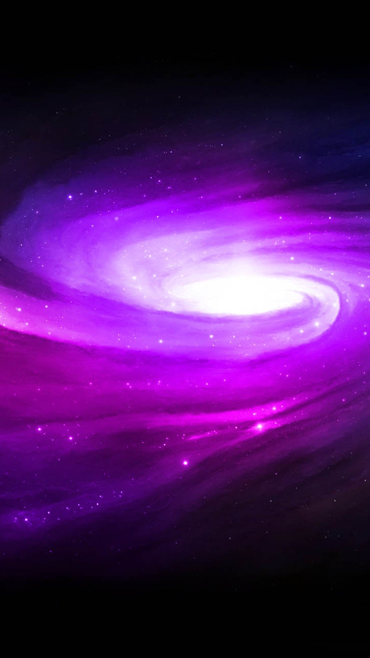 Обои пурпур, Фиолетовый, атмосфера, Галактика, космос в разрешении 720x1280