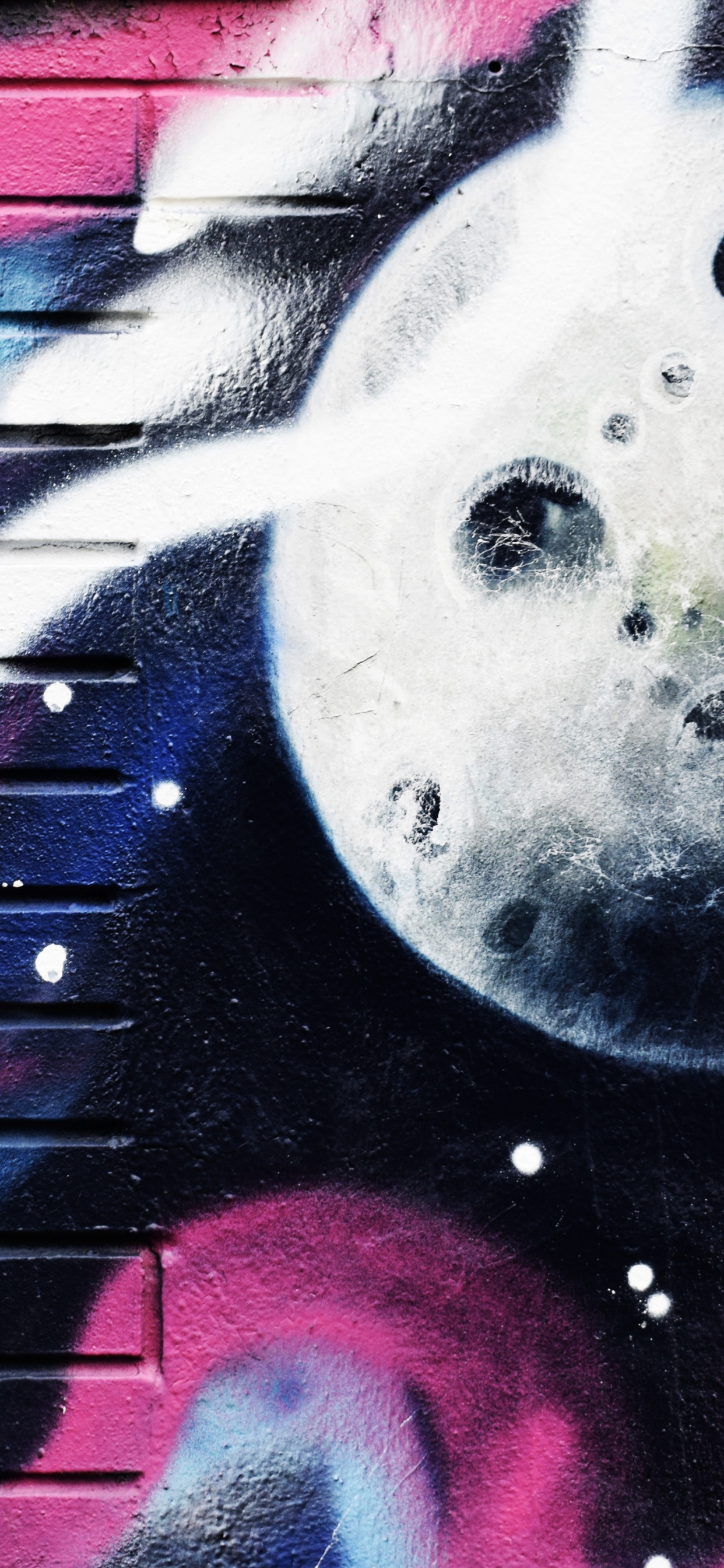 Обои граффити, уличное искусство, фреска, арт, графический дизайн в разрешении 1242x2688